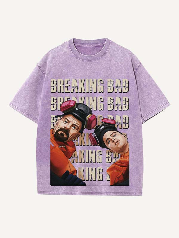 Breaking Bad Print Round Neck T-shirt