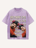 Breaking Bad Print Round Neck T-shirt