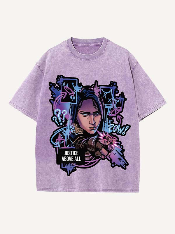 Arcane Print Round Neck T-shirt