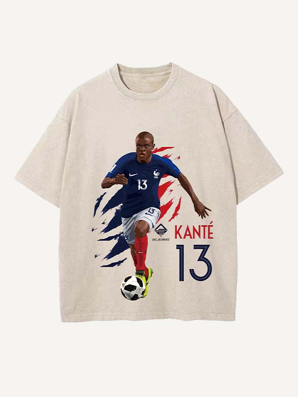 N'Golo Kanté Print Round Neck T-shirt