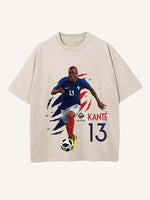 N'Golo Kanté Print Round Neck T-shirt