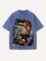 Kevin Durant Print Round Neck T-shirt