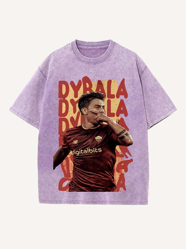 Paulo Dybala Print Round Neck T-shirt