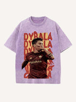 Paulo Dybala Print Round Neck T-shirt