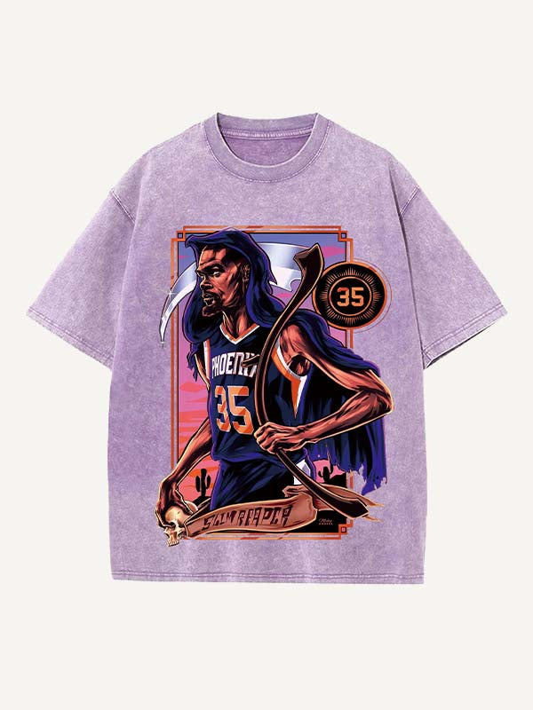 Kevin Durant Print Round Neck T-shirt