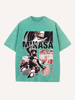 Attack on Titan Print Round Neck T-shirt