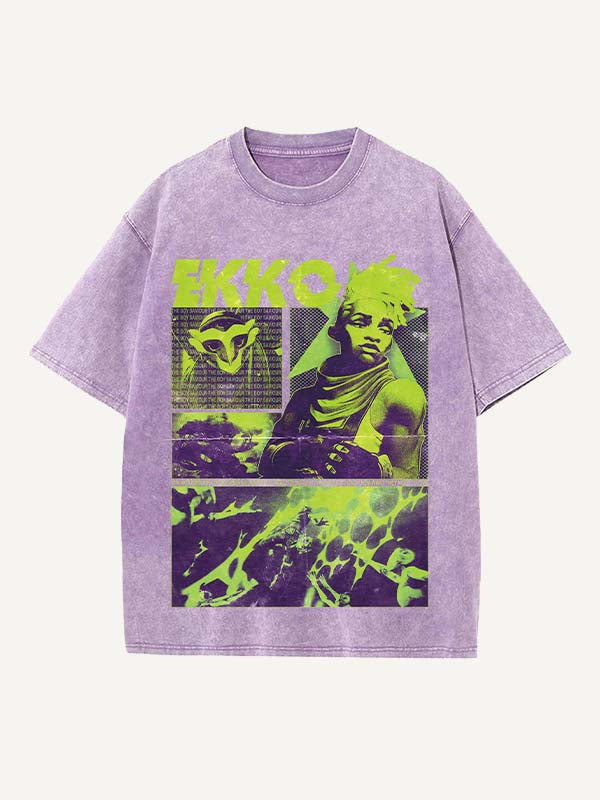 Arcane Print Round Neck T-shirt