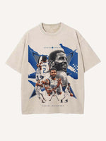 Kyrie Irving Print Round Neck T-shirt
