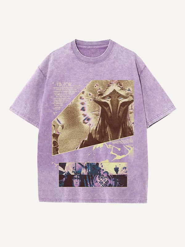 Arcane Print Round Neck T-shirt
