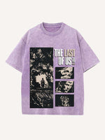 The Last of Us Print Round Neck T-shirt