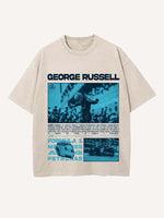 George Russell Print Round Neck T-shirt