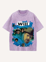 Stranger Things Print Round Neck T-shirt