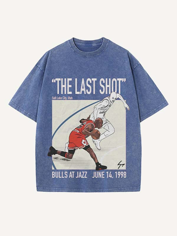 Michael Jordan Print Round Neck T-shirt