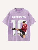 Zlatan Ibrahimović Print Round Neck T-shirt