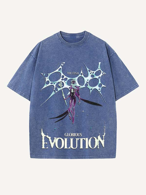 Arcane Print Round Neck T-shirt