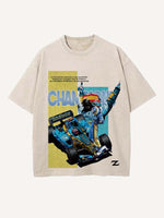 Fernando Alonso Print Round Neck T-shirt