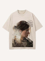 The Last of Us Print Round Neck T-shirt