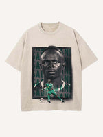 Sadio Mané Print Round Neck T-shirt