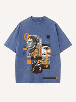 Oscar Piastri Print Round Neck T-shirt