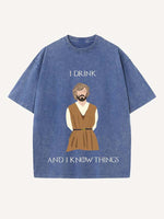 Game of Thrones Print Round Neck T-shirt