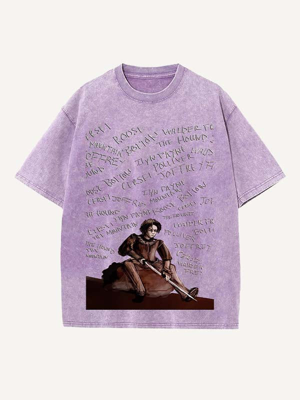 Game of Thrones Print Round Neck T-shirt