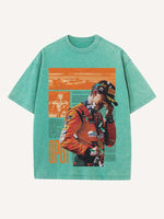 Oscar Piastri Print Round Neck T-shirt