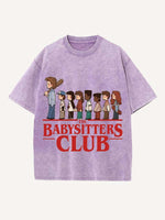 Stranger Things Print Round Neck T-shirt