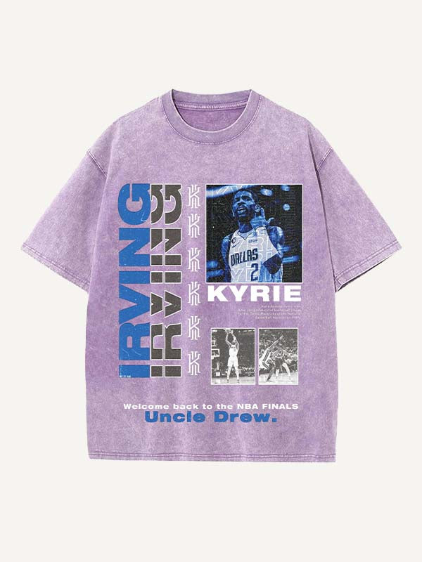 Kyrie Irving Print Round Neck T-shirt