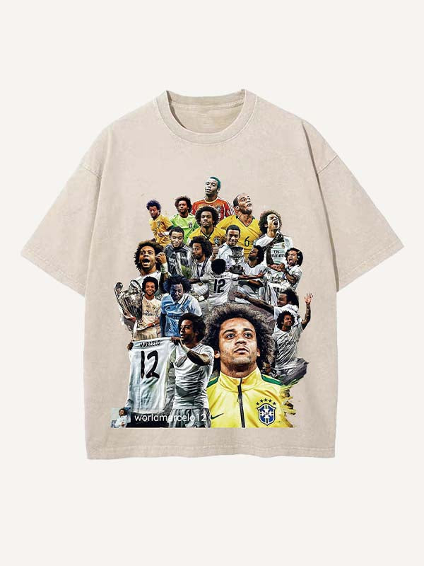 Marcelo Print Round Neck T-shirt