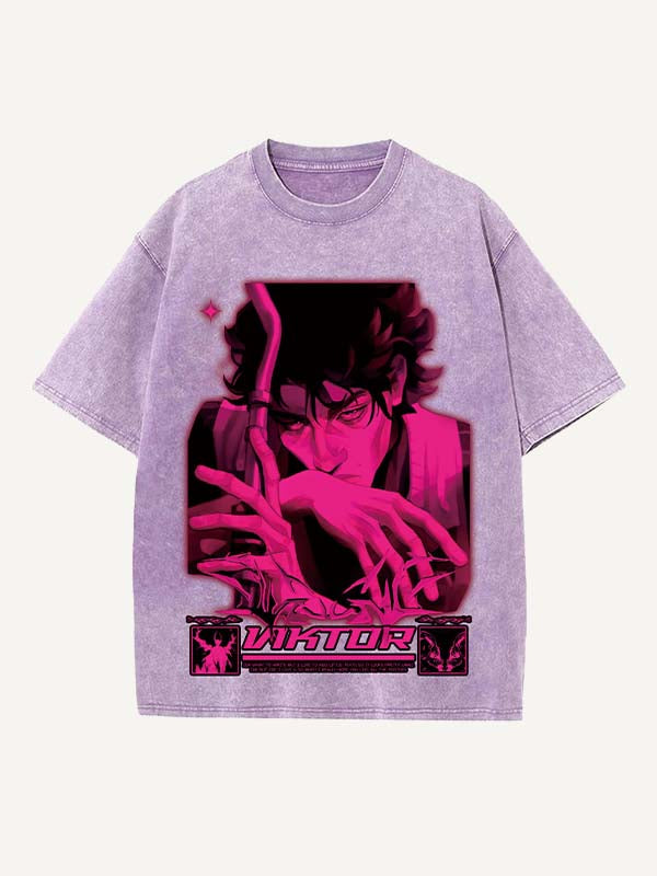 Arcane Print Round Neck T-shirt