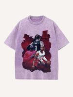 Chris Paul Print Round Neck T-shirt