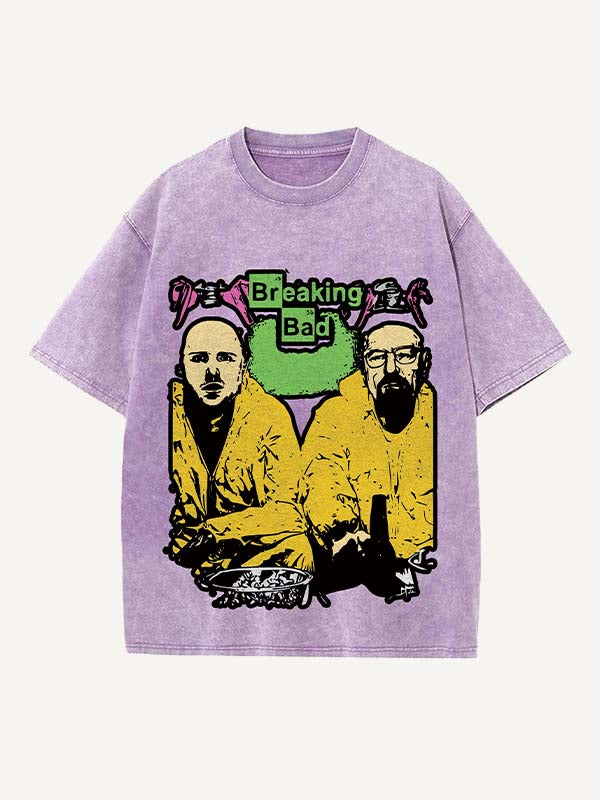 Breaking Bad Print Round Neck T-shirt