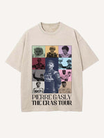 Pierre Gasly Print Round Neck T-shirt
