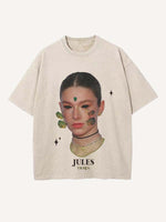 Euphoria Print Round Neck T-shirt