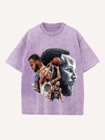 Stephen Curry Print Round Neck T-shirt