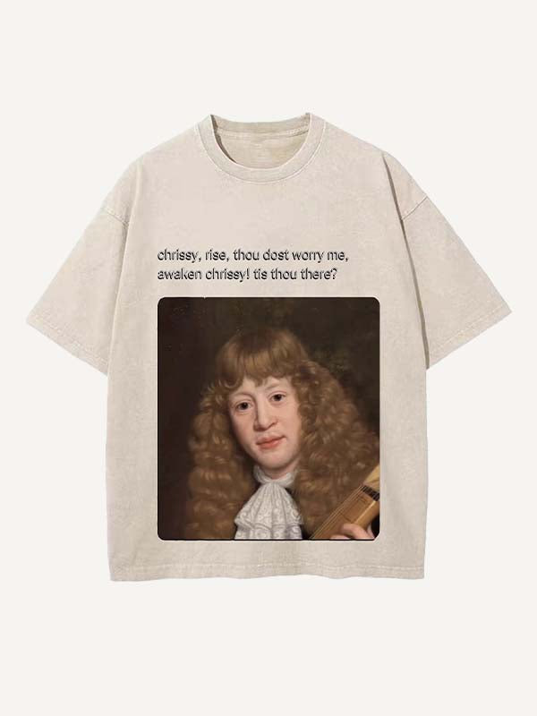 Stranger Things Print Round Neck T-shirt