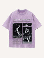 Russell Westbrook Print Round Neck T-shirt