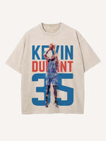 Kevin Durant Print Round Neck T-shirt