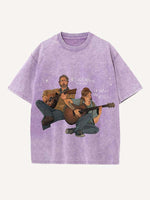 The Last of Us Print Round Neck T-shirt