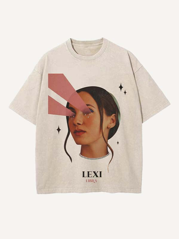 Euphoria Print Round Neck T-shirt