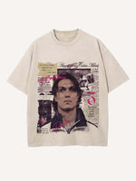 Paolo Maldini Print Round Neck T-shirt