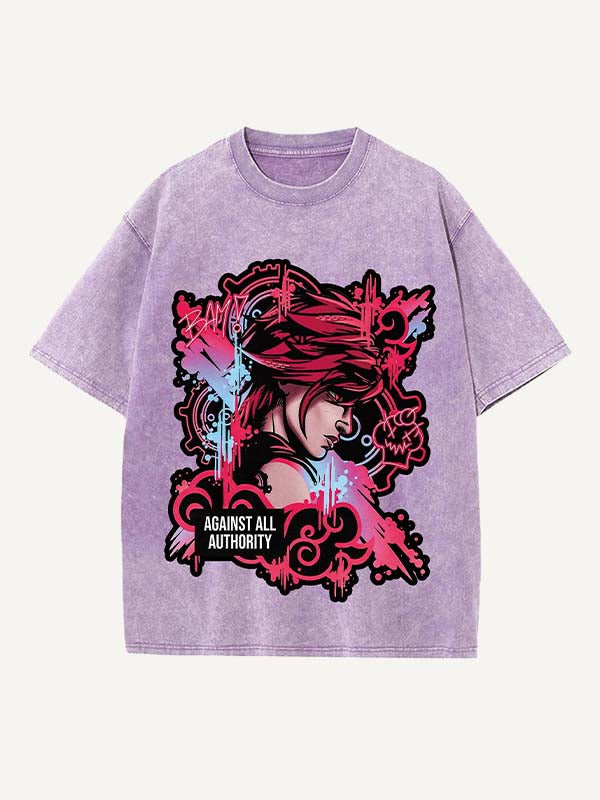 Arcane Print Round Neck T-shirt