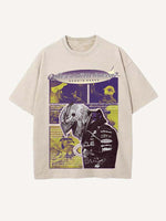 Sergio Perez Print Round Neck T-shirt