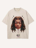 Euphoria Print Round Neck T-shirt