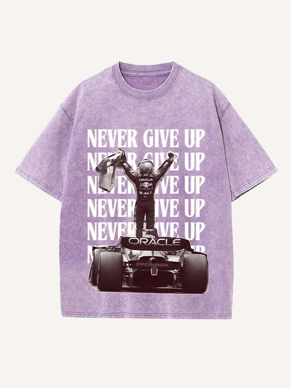 Sergio Perez Print Round Neck T-shirt