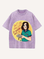 The End of the Fxxxing World Print Round Neck T-shirt