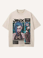 Arcane Print Round Neck T-shirt