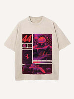 Lewis Hamilton Print Round Neck T-shirt