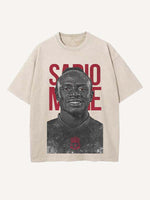 Sadio Mané Print Round Neck T-shirt