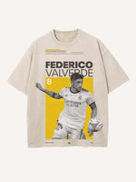 Federico Valverde Print Round Neck T-shirt
